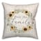 18" Bless This Family Wreath Indoor/Outdoor Pillow